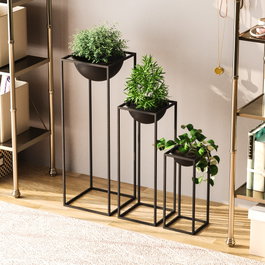 Aberto Design Maceta Decorativa GED-019 Negro